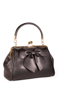 Handtasche Lockwood Bow, Schwarz