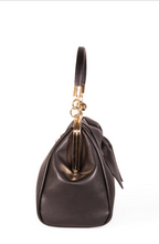 Laden Sie das Bild in den Galerie-Viewer, Handtasche Lockwood Bow, Schwarz
