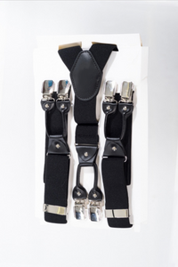 Hosenträger Rockabilly Braces , Schwarz