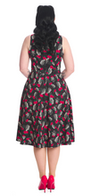 Laden Sie das Bild in den Galerie-Viewer, Swingkleid Black Nashville Sweetheart, Schwarz
