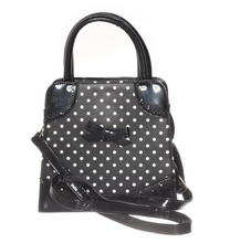Laden Sie das Bild in den Galerie-Viewer, Tasche, Hands off my Polka, Schwarz-Wieß-Pünktchen
