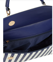 Laden Sie das Bild in den Galerie-Viewer, Tasche Ravello, Blau-Weiss-Gestreift
