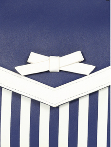Tasche Ravello, Blau-Weiss-Gestreift