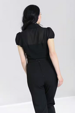 Laden Sie das Bild in den Galerie-Viewer, Bluse Taffy, Schwarz, Plus Size
