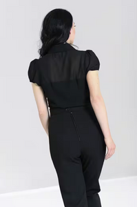 Bluse Taffy, Schwarz, Plus Size