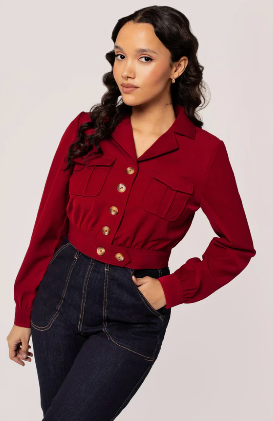 Jacke Ravenwood, Dunkelrot