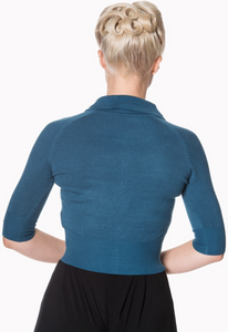 Cardigan April, Teal ( Petrol ), Plus Size