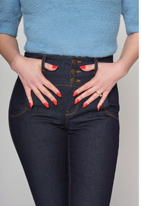 Jeanshose Rebell Katie, Dunkelblau, Plus Size