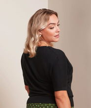 Laden Sie das Bild in den Galerie-Viewer, Valentina Top Club, Schwarz
