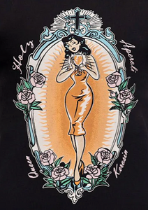 T-Shirt Holy Aperoli, Schwarz