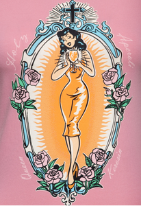 T-Shirt Holy Aperoli, Rose