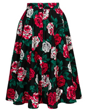 Laden Sie das Bild in den Galerie-Viewer, Swingrock Paint me Roses, Schwarz, Plus Size
