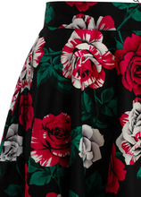 Laden Sie das Bild in den Galerie-Viewer, Swingrock Paint me Roses, Schwarz, Plus Size
