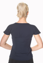Laden Sie das Bild in den Galerie-Viewer, Top She Who Dares, Navy
