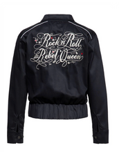 Laden Sie das Bild in den Galerie-Viewer, Jacke Rock&#39;n&#39;Roll Rebel Queen, Schwarz
