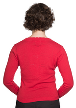 Laden Sie das Bild in den Galerie-Viewer, Cardigan June, Rot, Plus Size
