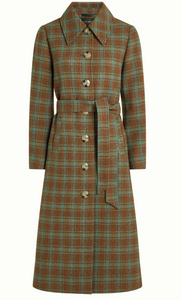 Mantel Arabelle Coppa Check, Bear-Brown
