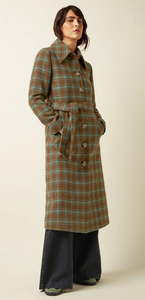 Mantel Arabelle Coppa Check, Bear-Brown