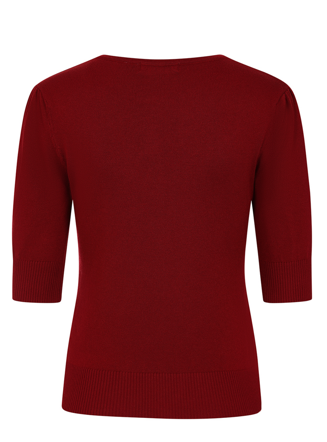 Feinstrick-Pulli Grace, Bordeaux, Plus Size