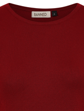 Laden Sie das Bild in den Galerie-Viewer, Feinstrick-Pulli Grace, Bordeaux
