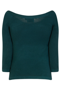 Feinstrick-Pulli, Pretty Illusion, Flaschengrün