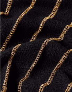 Pullover Joy Plume, Kaschmir-Baumwollmix, Schwarz