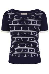 Pulli Nellie Anchors, Navy
