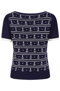 Pulli Nellie Anchors, Navy