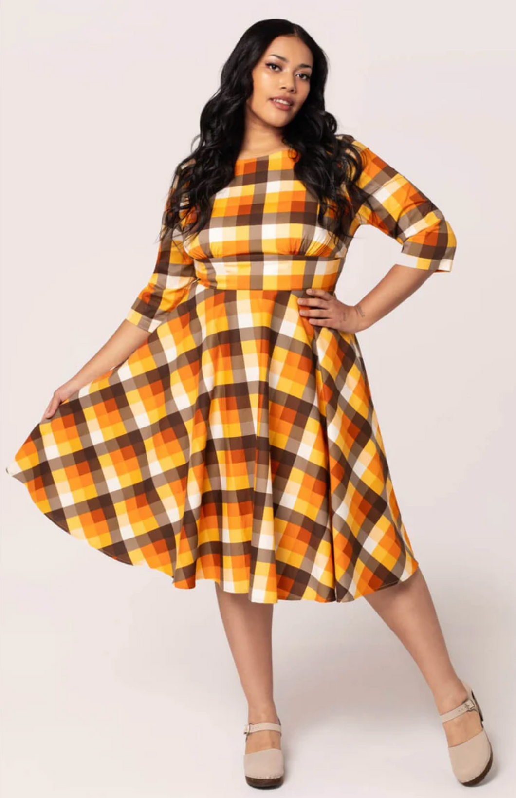 Swingkleid Darlene, Multi Plus Size