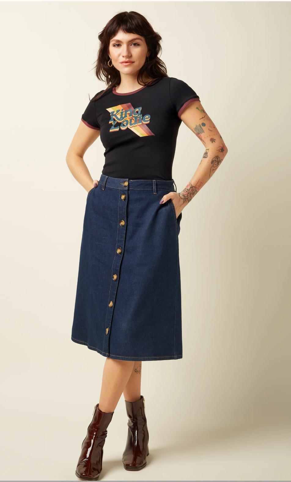 Jeansrock Marie, Denim