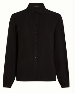 Vintage Bluse Alicia Etha,Schwarz