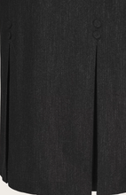 Laden Sie das Bild in den Galerie-Viewer, The Tripple Step Skirt, Wollmix, Black &amp; Charcoal Tweed, Plus Size
