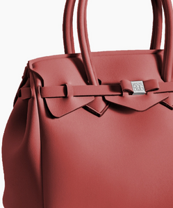 Handtasche Miss Plus, Zimt, Stoff aus Neopren