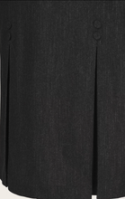 Laden Sie das Bild in den Galerie-Viewer, The Triple Step Skirt, Wollmix, Black &amp; Charcoal

