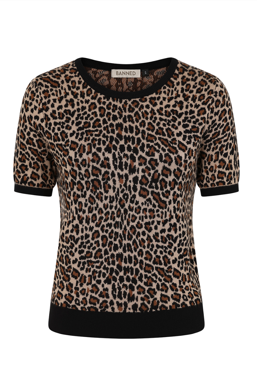 Feinstrick Sheena Jaquards Braun, Plus Size