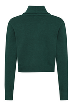 Laden Sie das Bild in den Galerie-Viewer, Vintage 40er-Jahre Cardigan Violet , Flaschengrün
