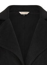 Laden Sie das Bild in den Galerie-Viewer, Retro Kurz-Jacke Marylin, Schwarz
