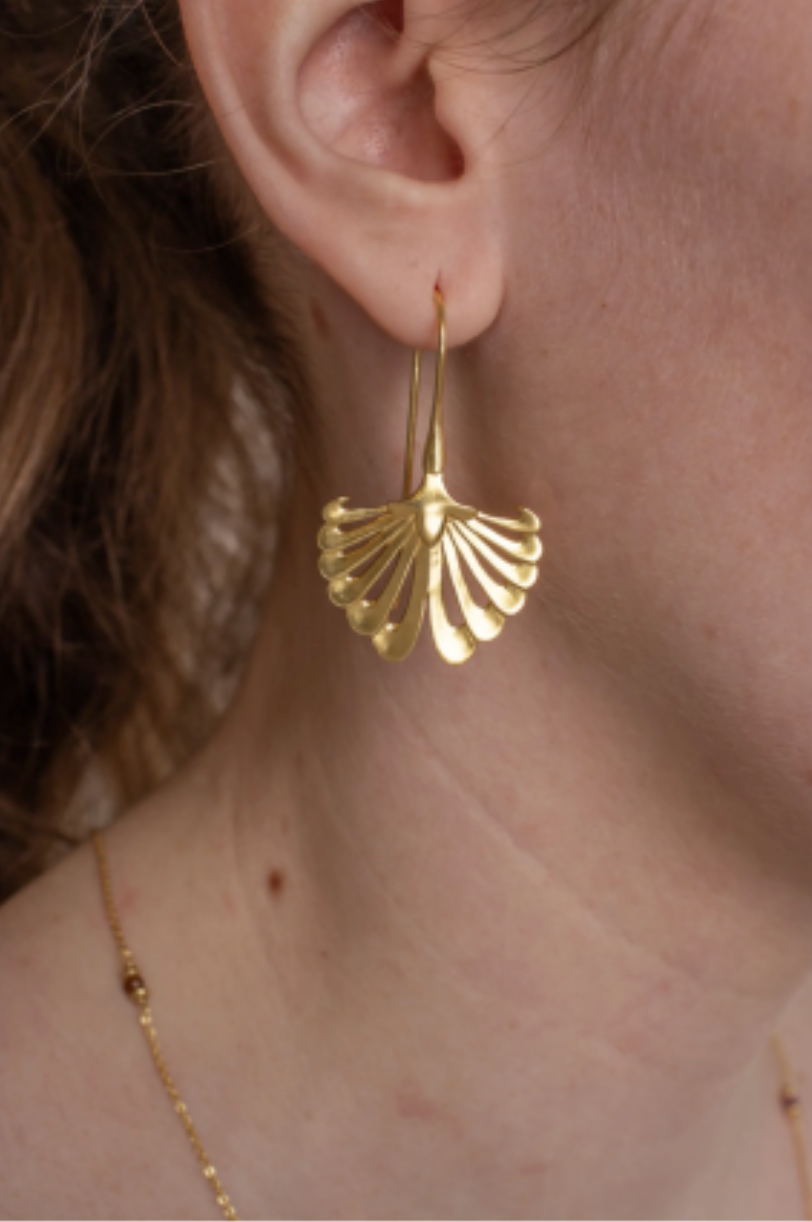 Ohrringe, The Baroque Fan Earring