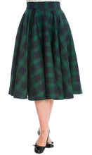 Laden Sie das Bild in den Galerie-Viewer, Vintage Swingrock Sweet Check 50&#39;s, Grün-Blau
