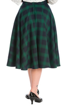 Laden Sie das Bild in den Galerie-Viewer, Vintage Swingrock Sweet Check 50&#39;s, Grün-Blau
