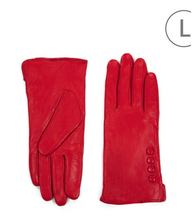Laden Sie das Bild in den Galerie-Viewer, Echtleder-Handschuhe in Rot
