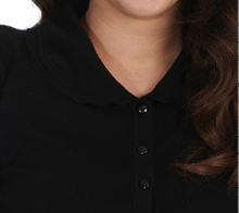 Laden Sie das Bild in den Galerie-Viewer, Vintage  Cardigan, Trudy, Schwarz, Plus Size
