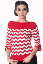 Laden Sie das Bild in den Galerie-Viewer, Eleganter Pulli, Red Vaniia, Schwarz-Weiß
