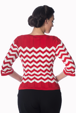 Laden Sie das Bild in den Galerie-Viewer, Eleganter Pulli, Red Vaniia, Schwarz-Weiß
