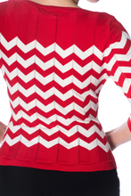 Laden Sie das Bild in den Galerie-Viewer, Eleganter Pulli, Red Vaniia, Schwarz-Weiß
