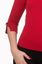 Laden Sie das Bild in den Galerie-Viewer, Feinstrick-Pullover Addicted, Rot
