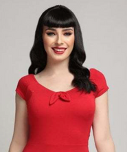 Laden Sie das Bild in den Galerie-Viewer, Shirtkleid Bryonny, Rot
