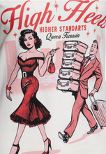 Laden Sie das Bild in den Galerie-Viewer, T-Shirt High Heels,Statement Shirt, Offwhite
