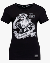 Laden Sie das Bild in den Galerie-Viewer, T-Shirt Nobody gives a Shit, Schwarz
