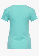 Laden Sie das Bild in den Galerie-Viewer, T-Shirt They see me Apperollin, Mint, Plus Size
